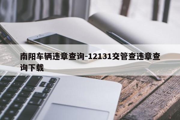 南阳车辆违章查询-12131交管查违章查询下载