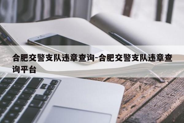 合肥交警支队违章查询-合肥交警支队违章查询平台